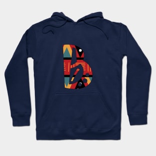 B African Alphabet Hoodie